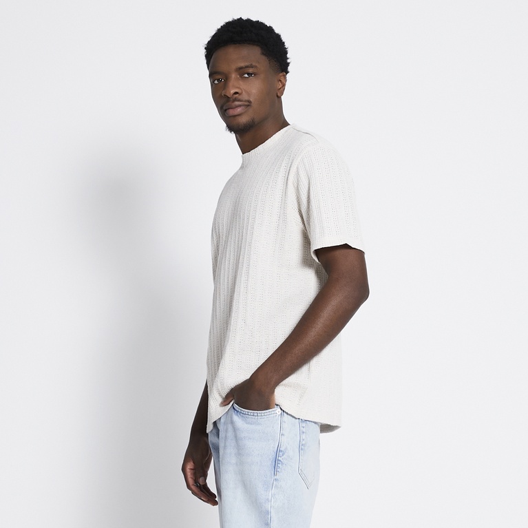 Knit tee "Timon" Light Beige